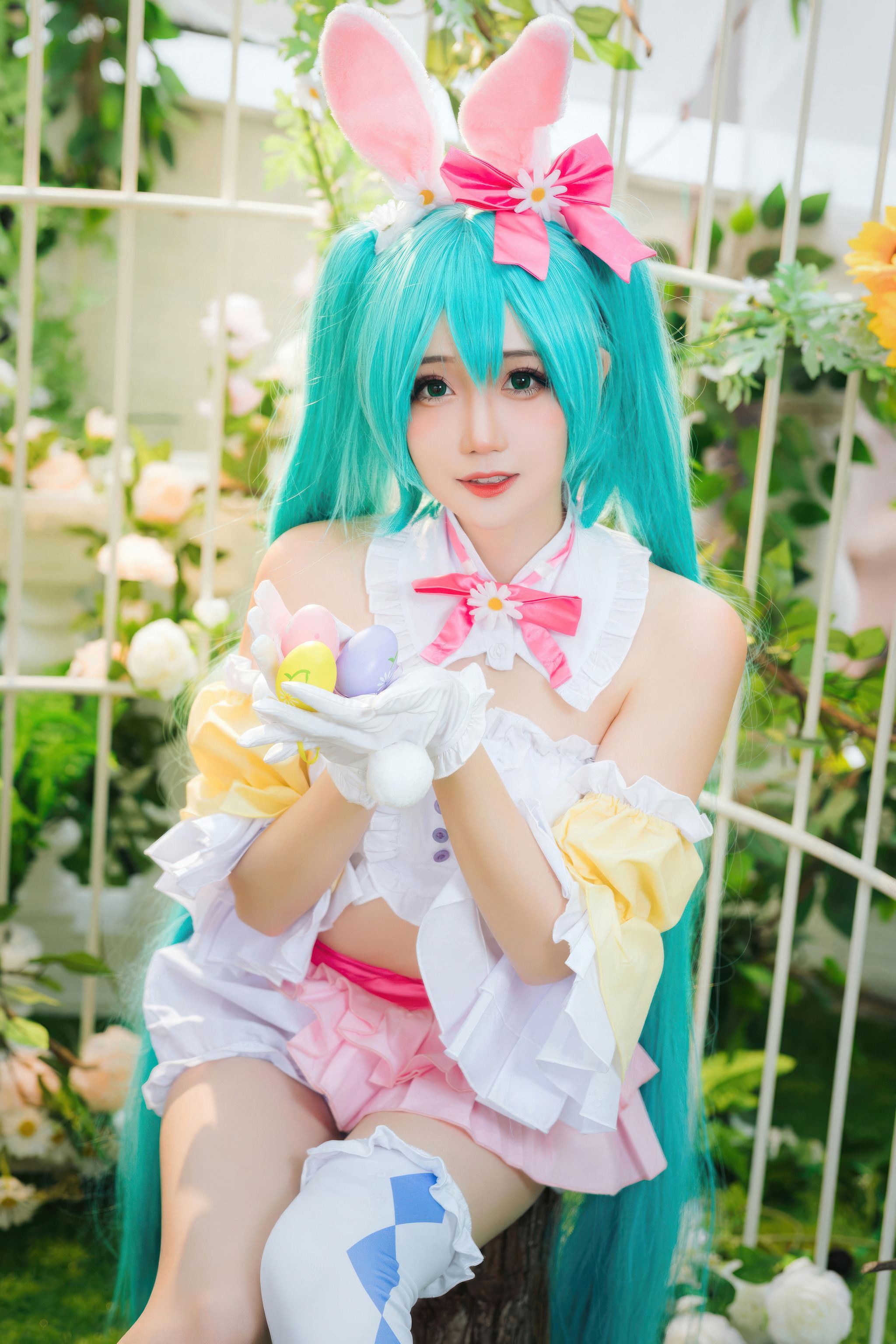焖焖碳 - NO.050 初音未来 复活节兔子[22P]-XikXak